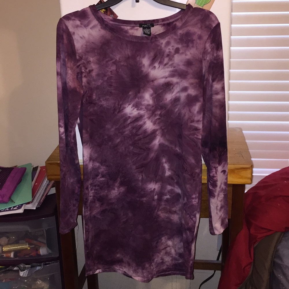 Purple marble dress